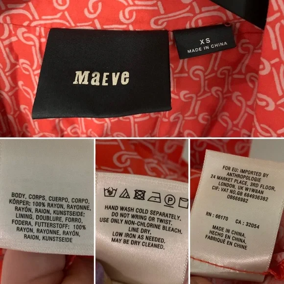 ANTHROPOLOGIE Maeve Carlotta Ruched Shirt Dress XS - Picture 15 of 15